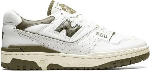 New Balance - x Aimé Leon Dore 550 "Olive" sneakers - unisex - Leather - 4 - White