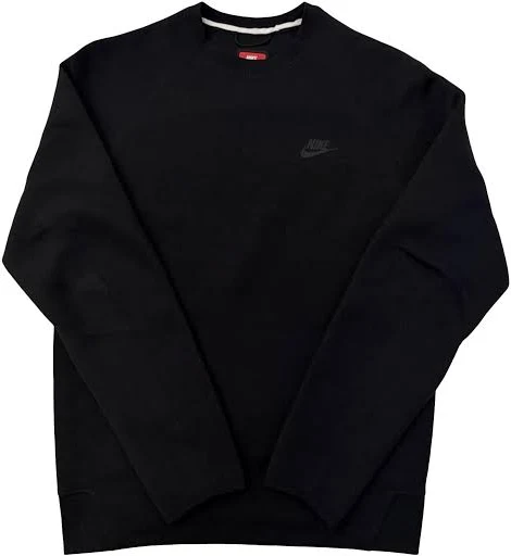 Nike Tech Fleece Crew - Black