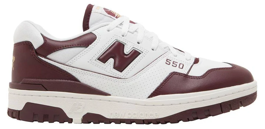 New Balance 550 'White Burgundy' | Men's Size 4.5