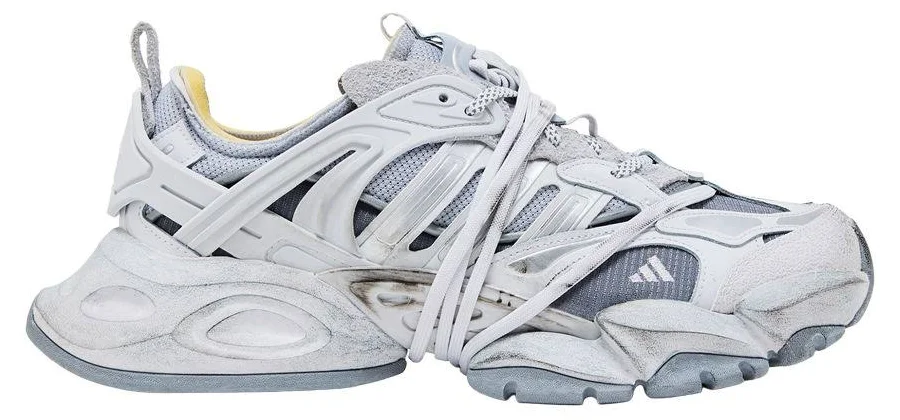 adidas XLG Runner Deluxe 'Gray Silver Metallic' | Grey | Men's Size 3.5