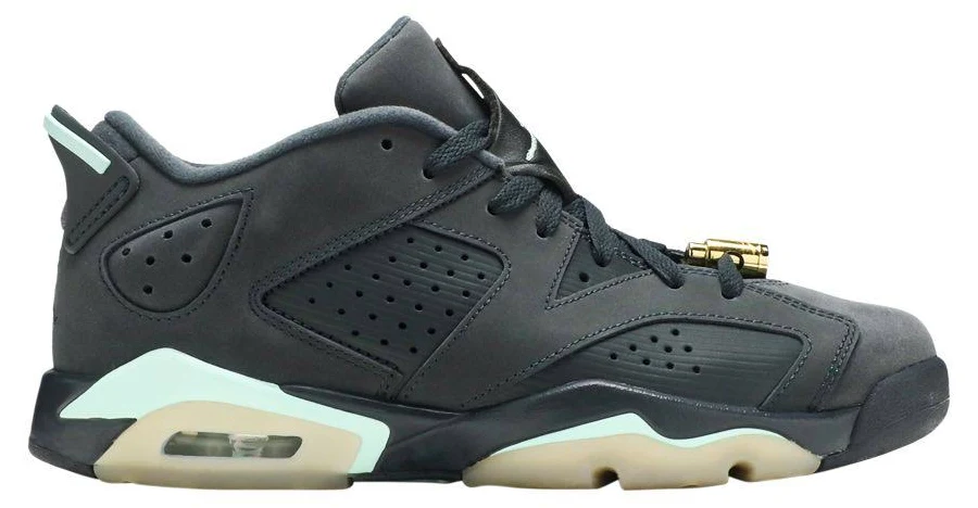 Air Jordan 6 Retro Low GS 'Mint Foam' | Grey | Kid's Size 6