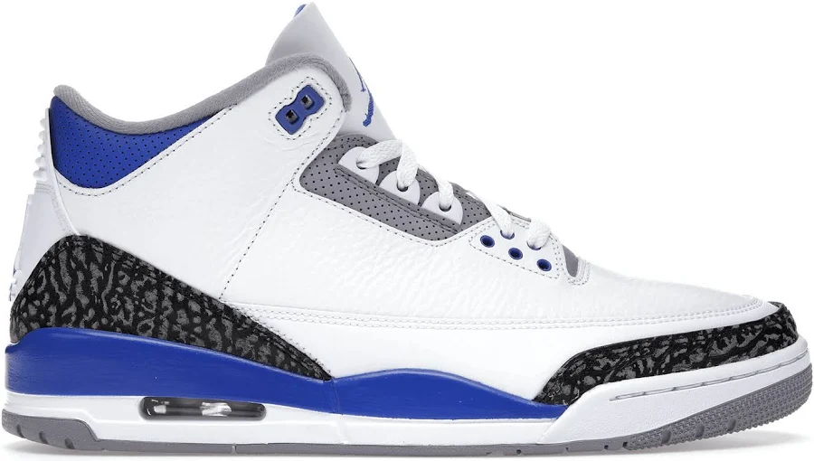 Jordan 3 Retro Racer Blue 12 / New / Park Lane