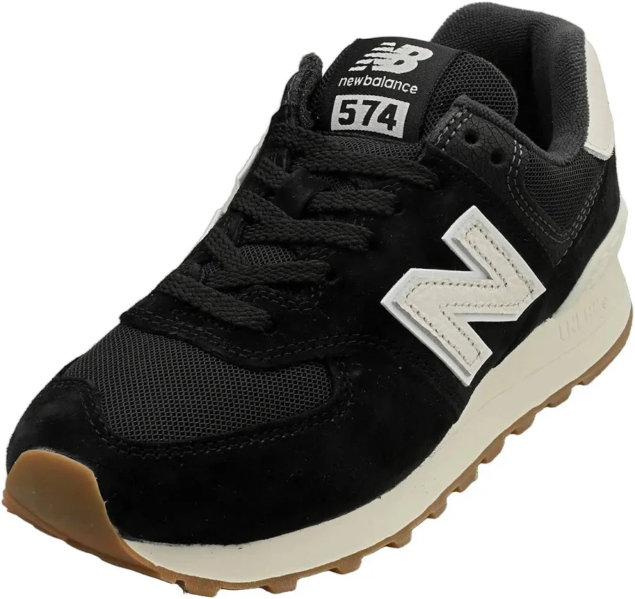 Men New Balance 574 'Black White Gum U574RAB
