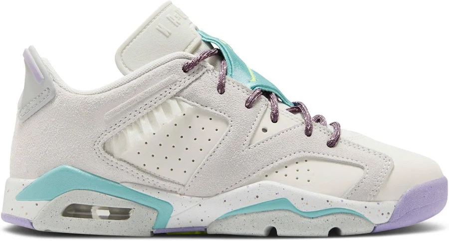 Air Jordan 6 Retro Low GS 'Let's Play' | White | Kid's Size 4