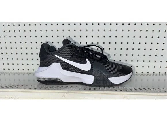 Nike Air Max Impact 4 Mens Athletic Basketball Shoes Size 9 Black Blue White