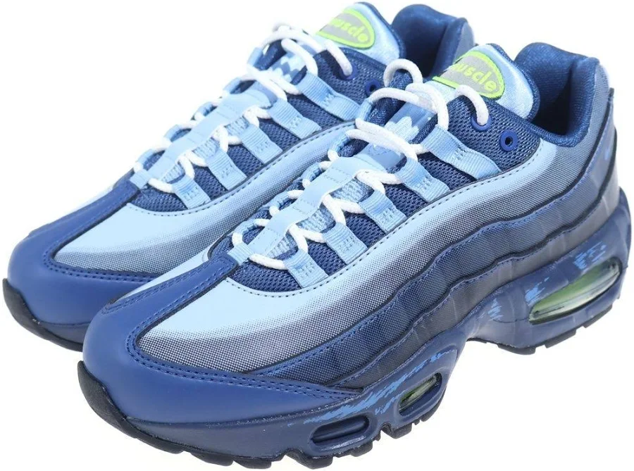 Nike X Yu-gi-oh Air Max 95 Air Muscle Joey Yugioh Sneakers Navy Us 6