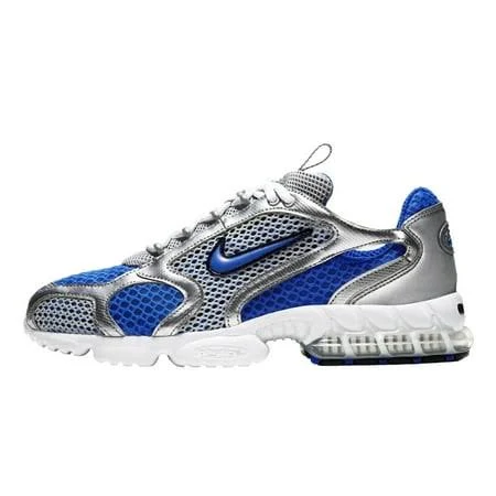 Nike Air Zoom Spiridon Cage 2 Metallic Silver / Varsity Royal Cj1288-002 Men's Size 8.5