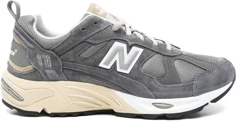 New Balance - 878 panelled sneakers - unisex - Pig Suede/Mesh/Fabric/Polyethylene vinyl acetate (PEVA) - 9.5 - Grey