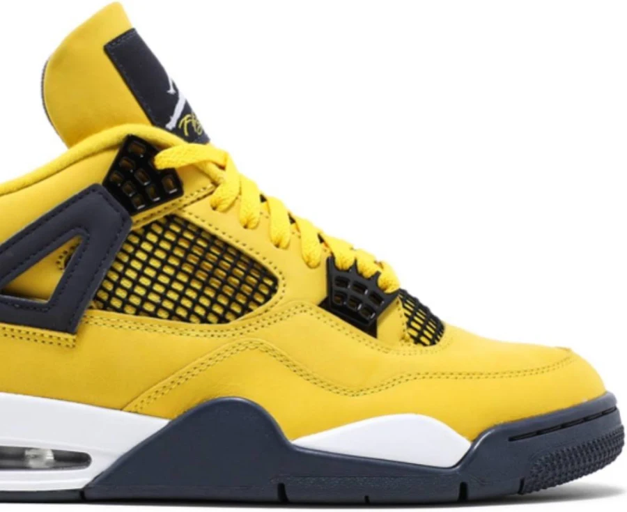 Jordan Shoes | Air Jordan 4 Retro 'Lightning' 2021, Us 7y | Color: Black/Yellow | Size: 7b | Asantasmile's Closet