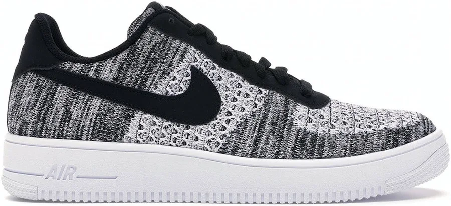 Nike Air Force 1 Low Flyknit 2.0 Black Platinum AV3042-001 | Size US 10.5