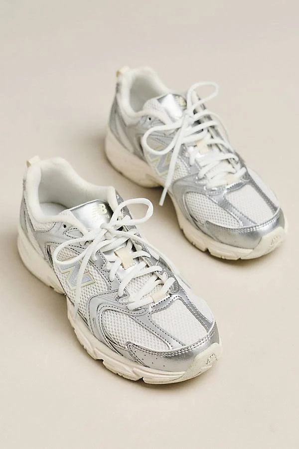 530 Sneakers by New Balance in Silver, Size: 9.5W / 8M at Anthropologie