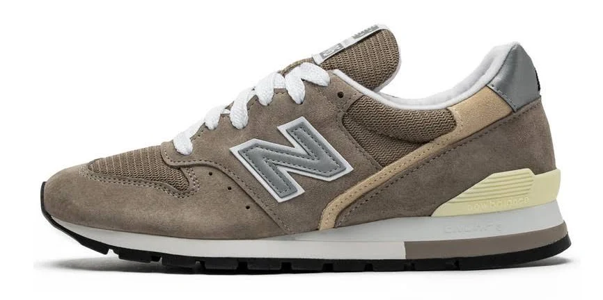 Balance 996 Grey Sliver White Made In Usa Sneakers