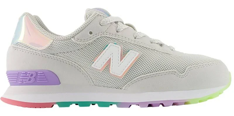 New Balance Kids' 515 Shoes Grey/Purple - Youth Casual at Academy Sports
