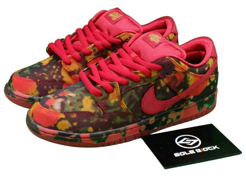 The Wizard Of Oz × Nike Sb Dunk Low Pro Poppy Field Fz1291-600
