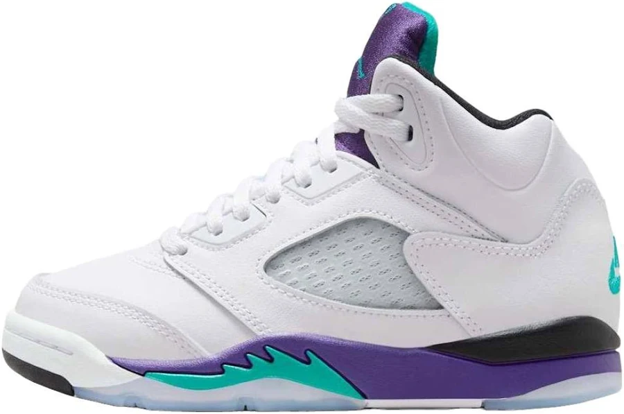 Jordan Air 5 Retro "grape" 2025 - White/grape Ice/new Emerald