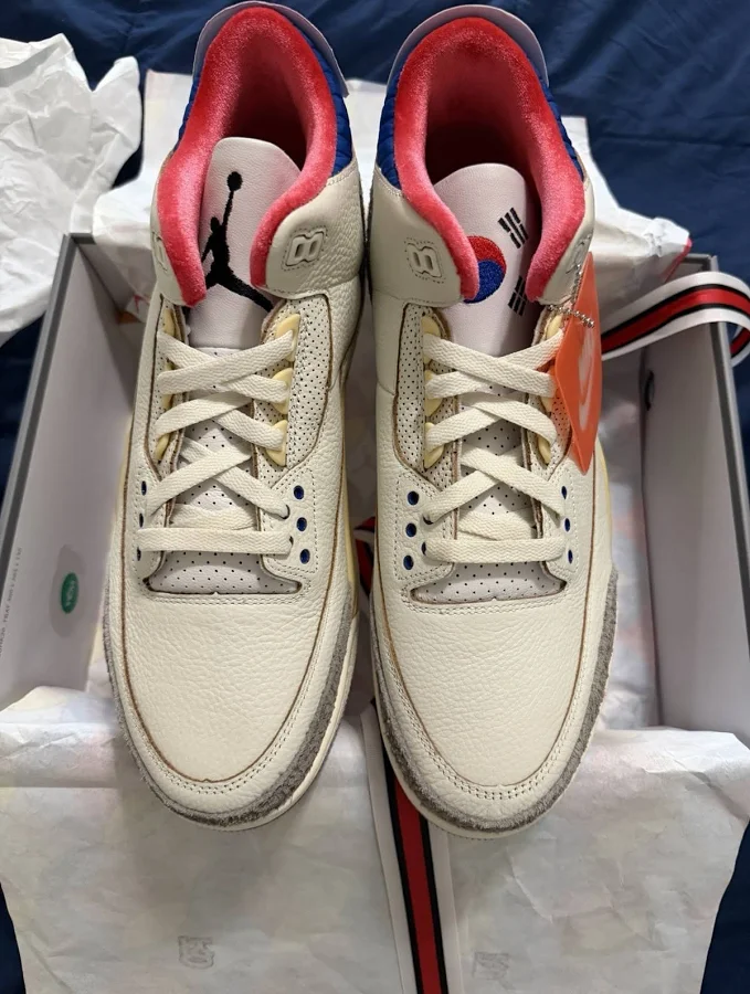 Jordan Air Jordan 3 Retro Seoul White Red Blue 2018 136064-140