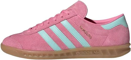Adidas Hamburg Women Sneakers - Bliss Pink/semi Flash Aqua/gum