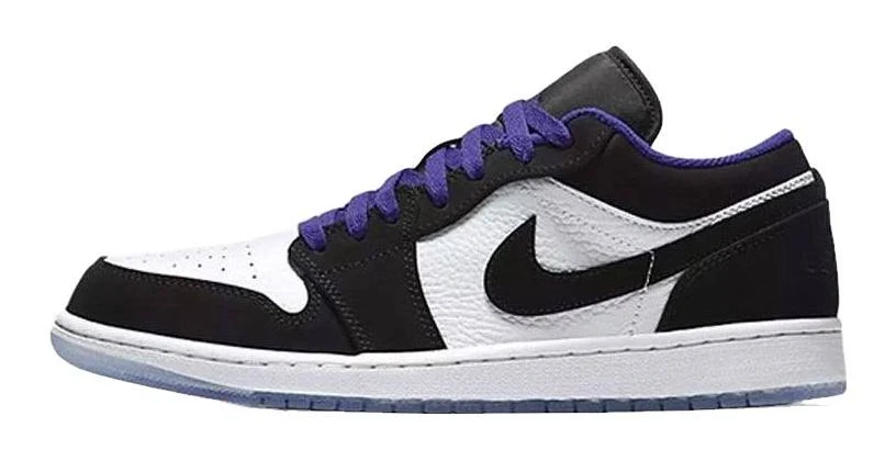 Jordan Air 1 Retro Low - White/black/dark Concord
