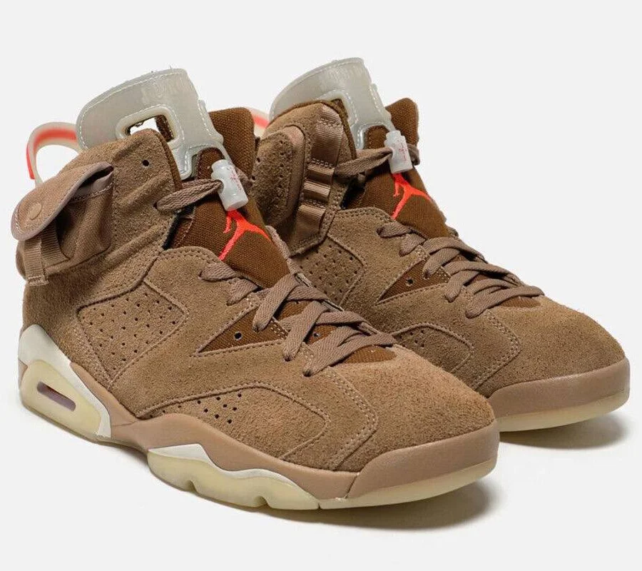 Nike Travis Scott X Air Jordan 6 Retro British Khaki Dh0690-200