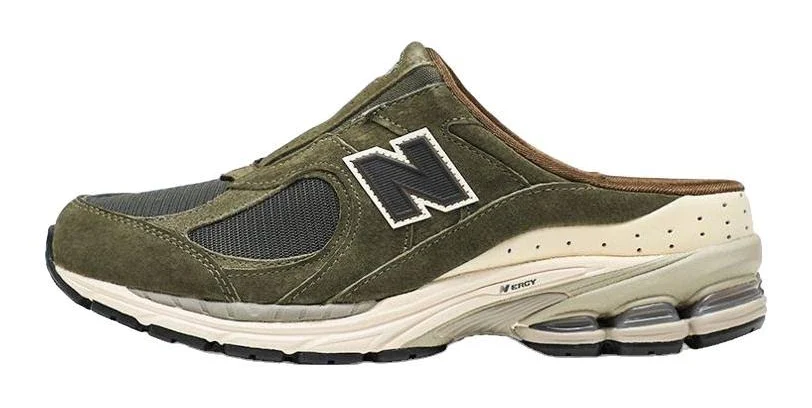 New Balance Men Sneakersnstuff X 2002r Men Mule 'goods For Home - Olive Green/gray/white