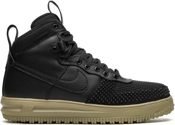 Nike - Lunar Force 1 Duckboot - men - Rubber/Fabric/Calf Leather - 10 - Black