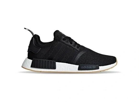 Adidas. Nmd R1. Core Black / Gum.