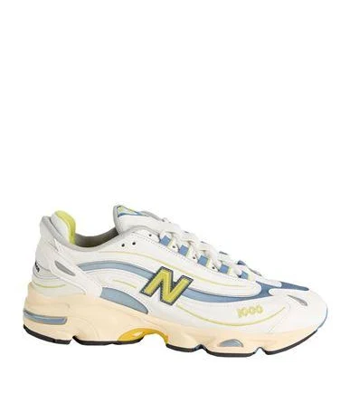 New Balance 1000 Man Sneakers White Size 4 Leather, Textile fibers