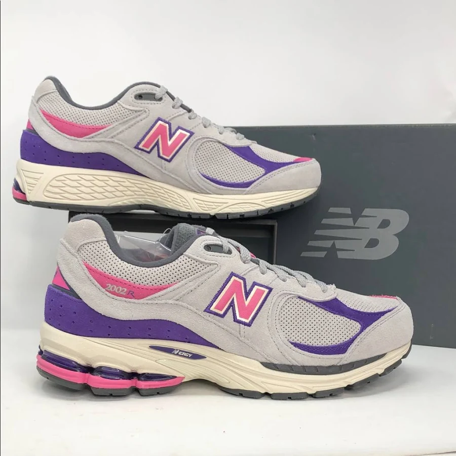 New Balance Shoes | New Balance 2002r J.Crew Rain Cloud M2002rwb Mens Sneakers - Size 10.5 | Color: Gray/Pink | Size: 10.5 | Thing_A_Ling's Closet