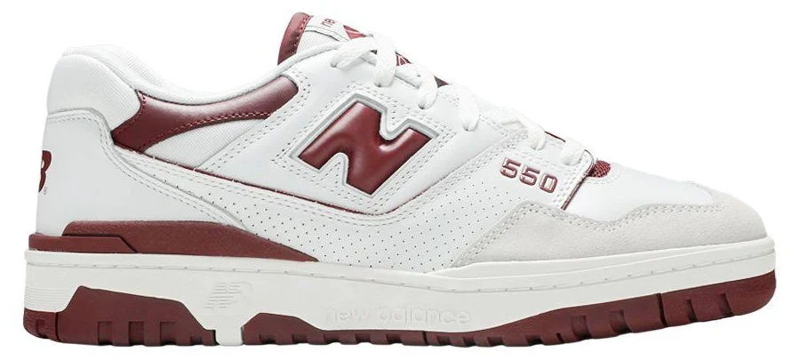 New Balance 550 'Burgundy' | White | Men's Size 12
