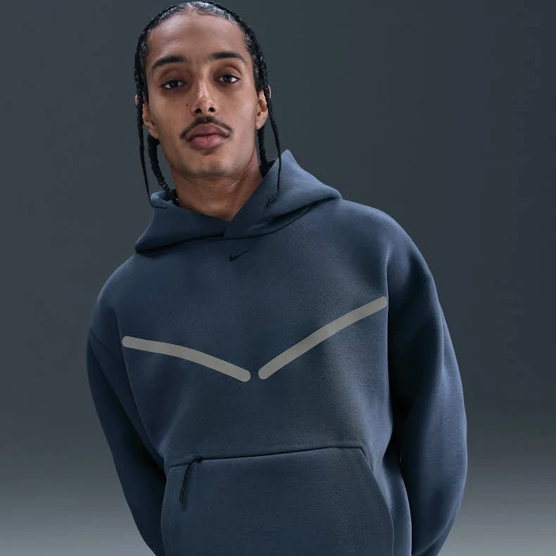 Nike Men's Tech Pullover Hoodie with Reflective Accents