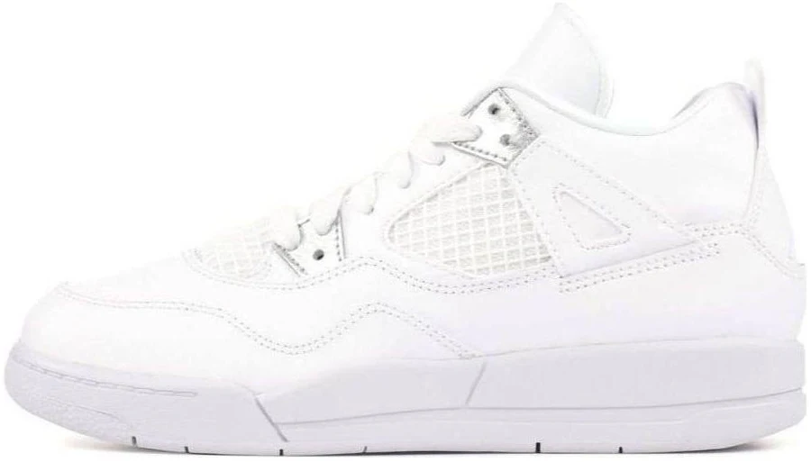 Air Jordan 4 Retro Pure Money Basketball Shoes for Kids