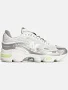 NEW BALANCE '1000' White Fabric Blend Sneakers