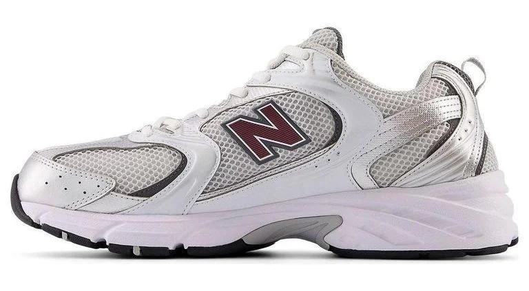 New Balance Burgundy & Pink 530 Sneakers