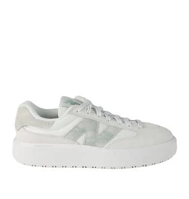 New Balance Ct302 Woman Sneakers Light grey Size 6 Textile fibers, Leather