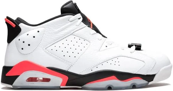 Jordan - Air Jordan 6 Retro Low "Infrared 23" sneakers - unisex - Calf Leather - 11.5 - White