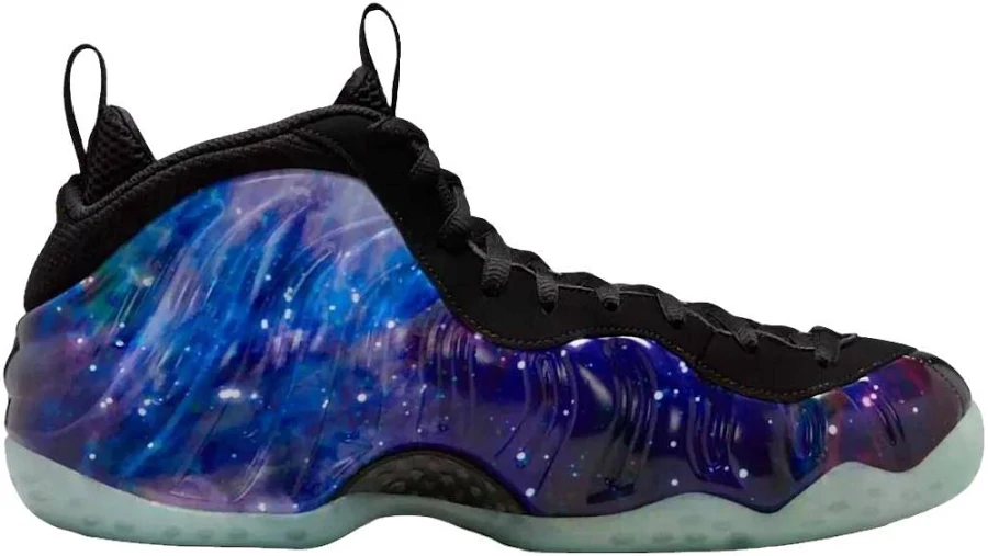 Nike Air Foamposite One Galaxy Women Sneakers - Black