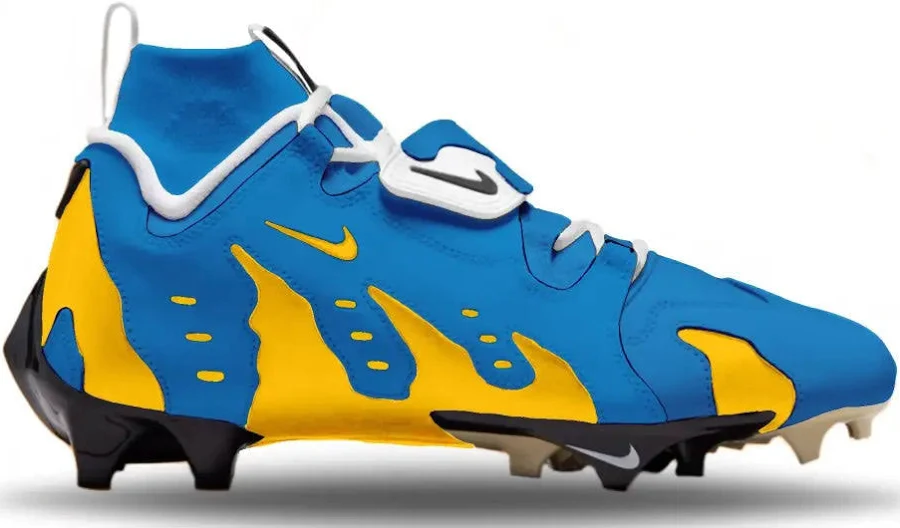 Powder Blue Nike Vapor Edge 360 DT 96 'Diamond Turf' | Stadium Custom Kicks 8.5