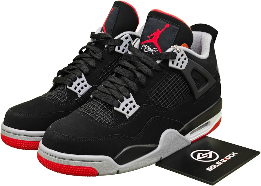Nike Air Jordan 4 Retro Og Mid Bred Aj4 Bred '2019' Ds 308497-060