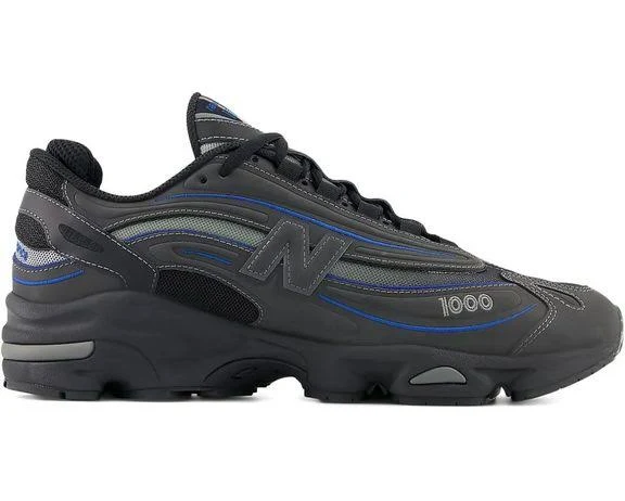 New Balance Men's 1000 "Dark Royal" Sneakers - Black - Low-top sneakers - 8.5
