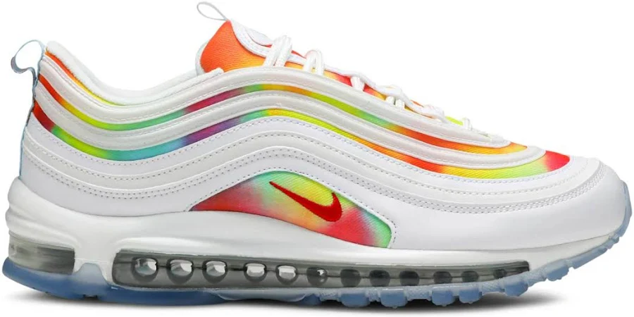 NIKE Men's Air Max 97 Tie-Dye Casual Shoes