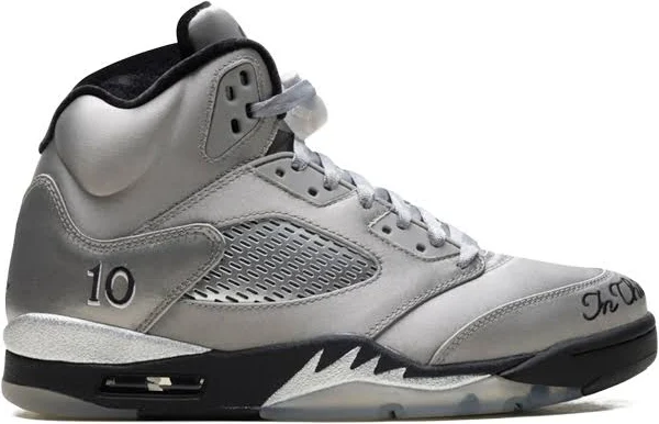 Jordan - Air Jordan 5 Retro sneakers - women - Rubber/Artificial Leather/Fabric/Satin - 7 - Grey
