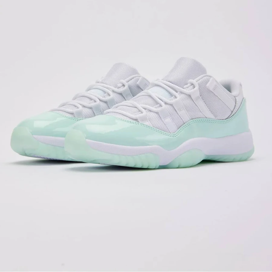 Jordan Shoes | Women’s Jordan Air Jordan 11 Retro Low 'Igloo' Sneaker Tennis Shoe | Color: Green/White | Size: 9.5 | Crazyposh's Closet