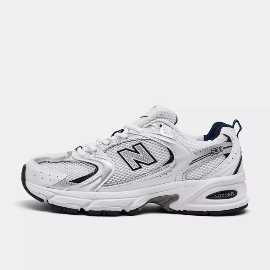 New Balance Shoes | New Balance White And Navy 530 Men's Running Sneaker | Color: Blue/White | Size: 10 | Tkyranic's Closet