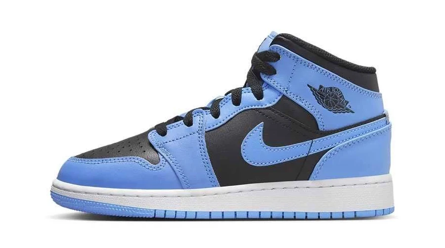 Nike GS Air Jordan 1 Mid "University Blue"