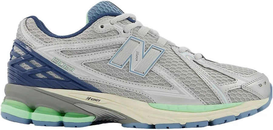 New Balance 1906r Men Sneakers - Silver Metallic With Still Water And Lab Green