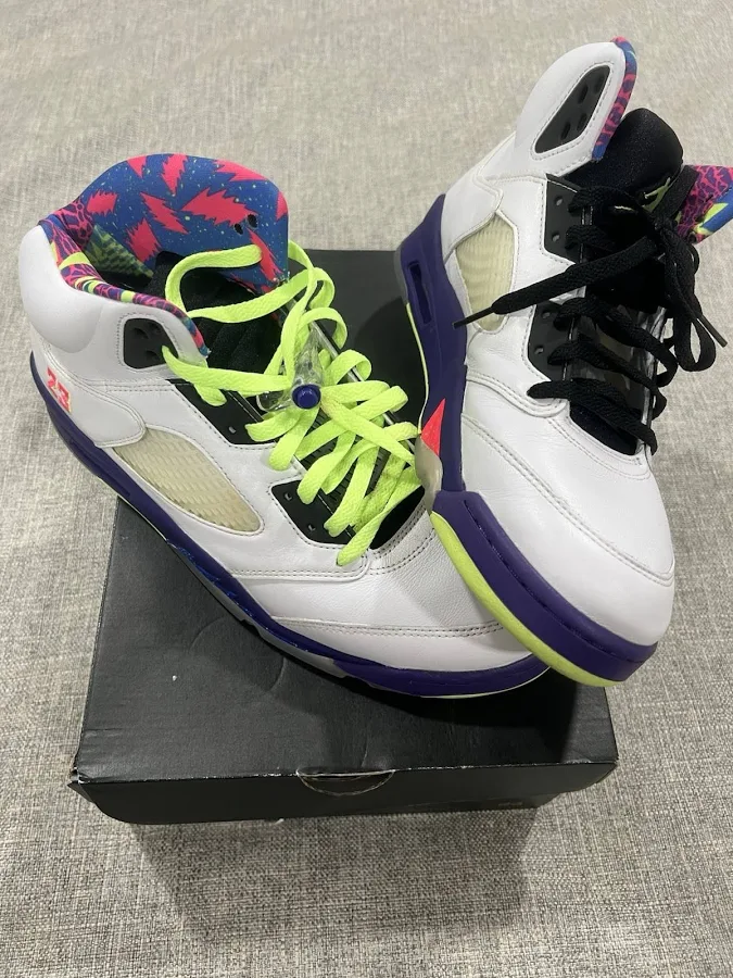 Jordan Air Jordan 5 Retro Alternate Bel-air White Multicolor Leather