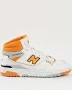 Men New Balance NB 650 R Mid Top Athletic Sneakers Shoes White/Canyon BB650RCL