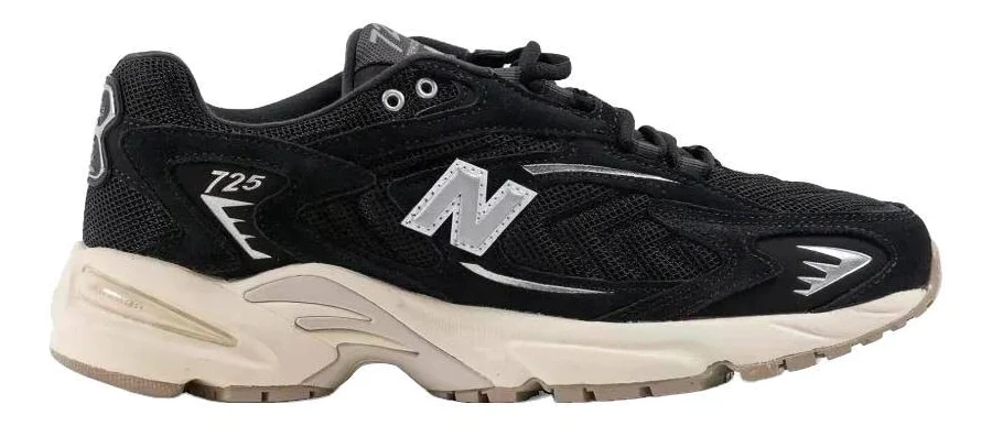 New Balance 725 Logo-detail Men Sneakers - Black