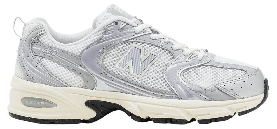 New Balance 530 'Silver Metallic Reflection' | White | Men's Size 8