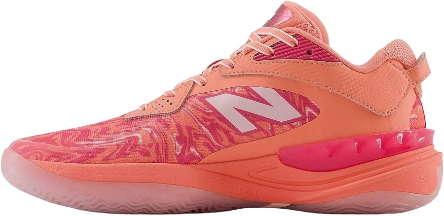 New Balance Bb Hesi Low V2 Men Sneakers - Sunfade Red/dragon Berry/white